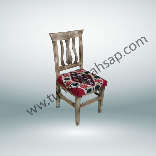 s0087 Yörük 2 Ahşap Sandalye